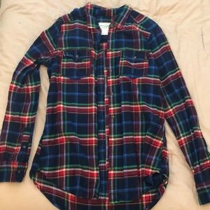 Abercrombie and Fitch long sleeve multicolor shirt